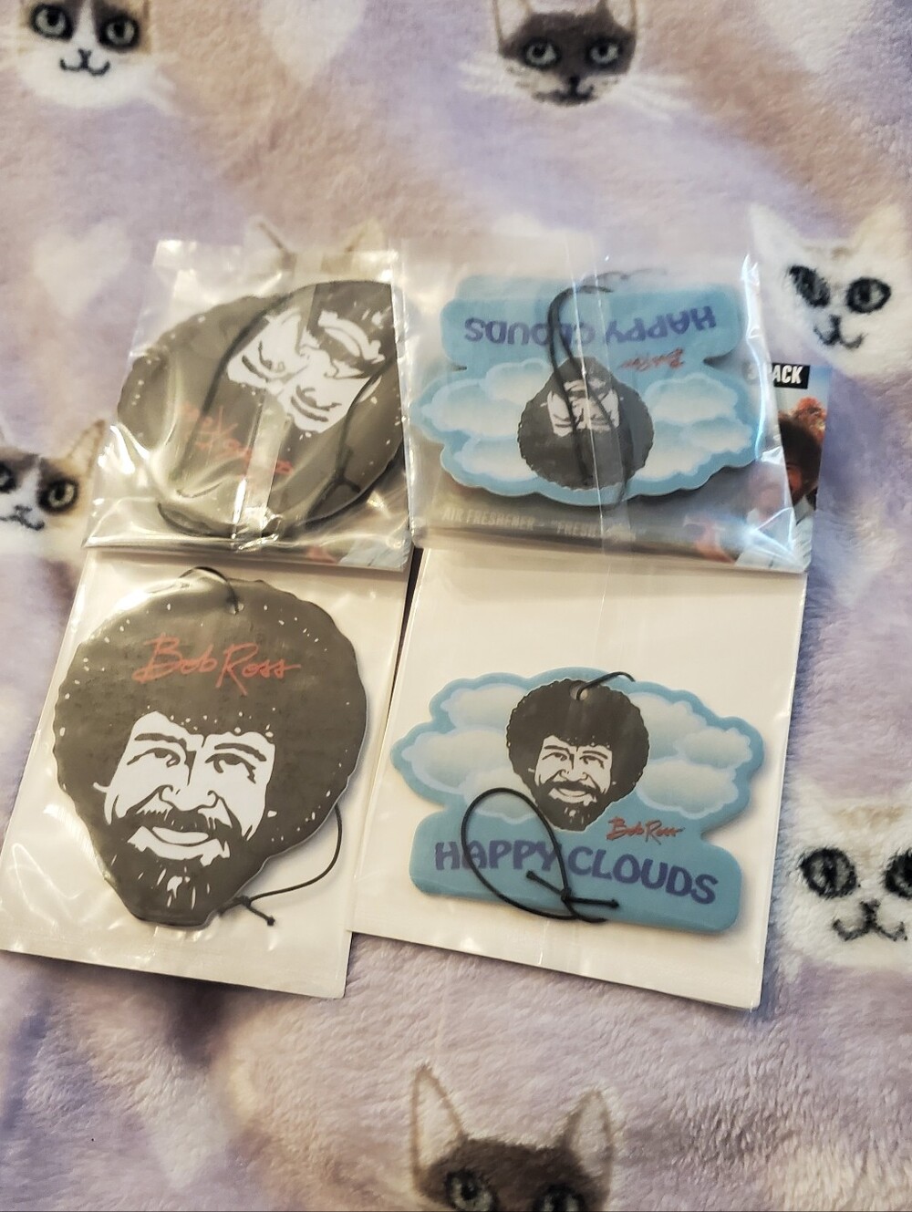 2 - 3Pk Bob Ross Car Freshener - Picture 2 of 4